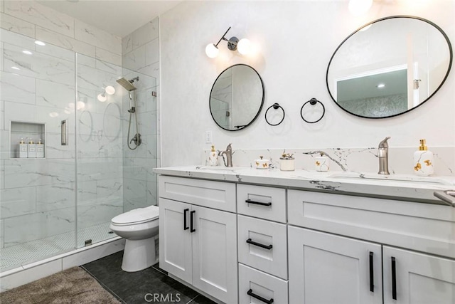 9124 N Nilo Ln, Panorama City, CA 91402 - bathroom with a stall shower and double vanity