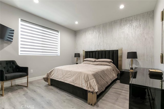 9124 N Nilo Ln, Panorama City, CA 91402 - bedroom with wood finished floors and recessed lighting