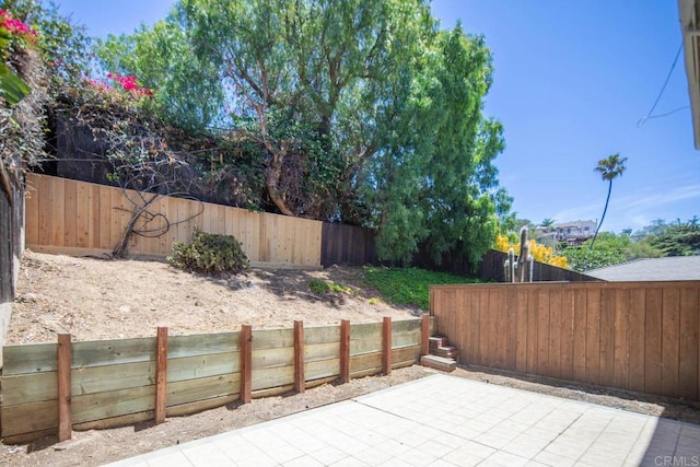 3531 Columbia St, San Diego, CA 92103 - fenced backyard with a patio area
