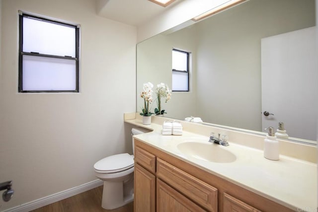 3531 Columbia St, San Diego, CA 92103 - bathroom with vanity and wood finished floors