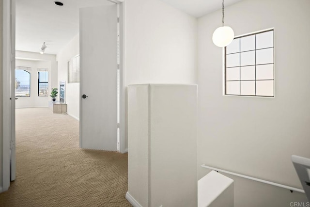 3531 Columbia St, San Diego, CA 92103 - hallway featuring carpet floors and baseboards