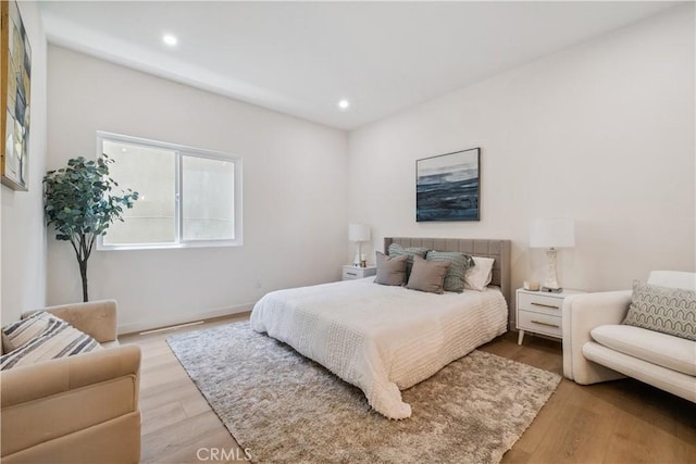 11722 Avon Way Unit 103, Los Angeles, CA 90066 - bedroom featuring recessed lighting and wood finished floors