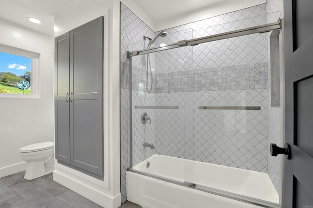 4710 Sleeping Indian Rd, Fallbrook, CA 92028 - full bath featuring shower / bath combination with glass door and toilet