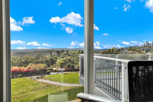 4710 Sleeping Indian Rd, Fallbrook, CA 92028 - balcony featuring a mountain view