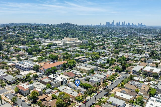 1928 Rosalia Rd, Los Angeles, CA 90027 - drone / aerial view of city skyline