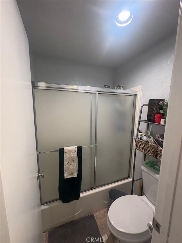1 Appian Way Unit 710-6, South San Francisco, CA 94080 - full bathroom with toilet and combined bath / shower with glass door