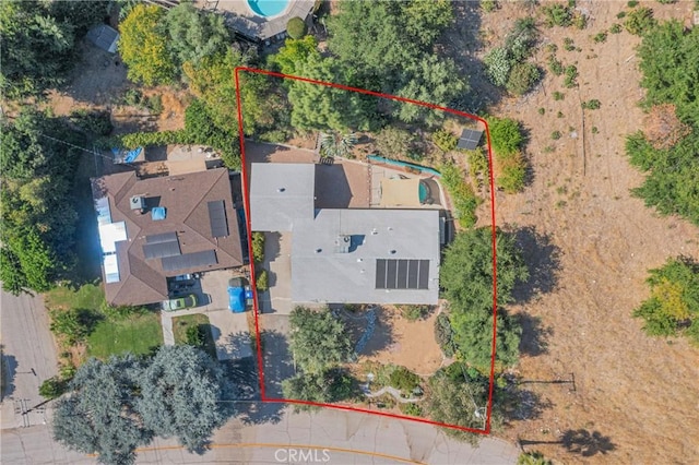 3777 N Arrowhead Ave, San Bernardino, CA 92405 - aerial view of property's location with property parcel outlined