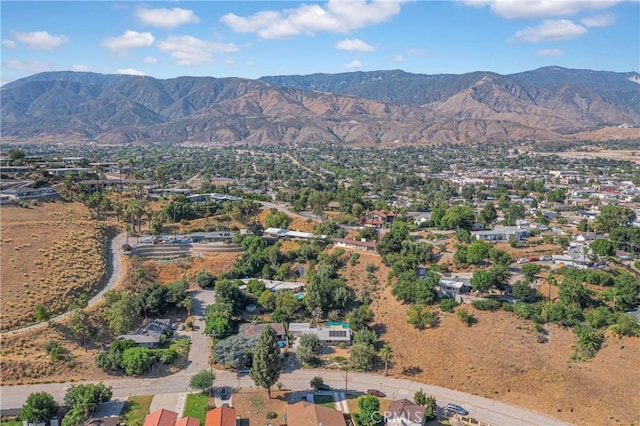 3777 N Arrowhead Ave, San Bernardino, CA 92405 - aerial view of property and surrounding area with mountains