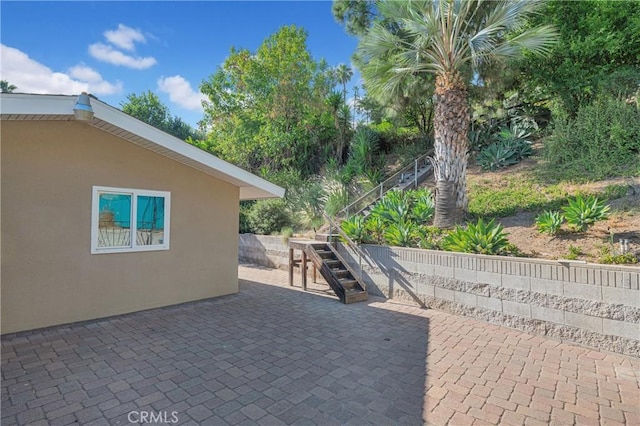 3777 N Arrowhead Ave, San Bernardino, CA 92405 - view of patio / terrace with stairway