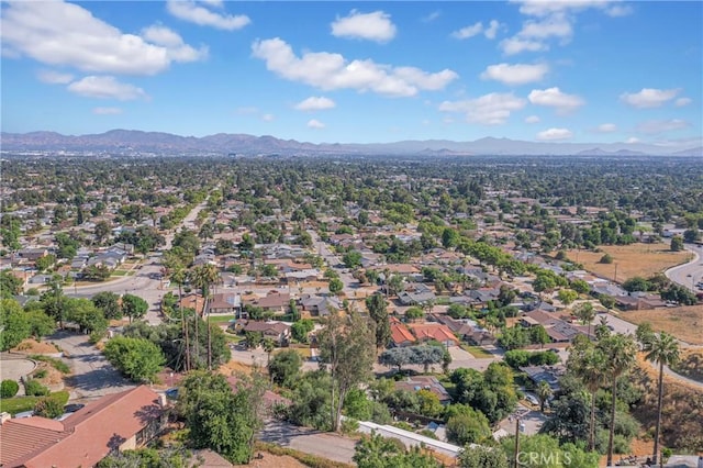 3777 N Arrowhead Ave, San Bernardino, CA 92405 - aerial perspective of suburban area featuring a mountainous background