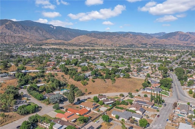 3777 N Arrowhead Ave, San Bernardino, CA 92405 - aerial view of property and surrounding area featuring mountains
