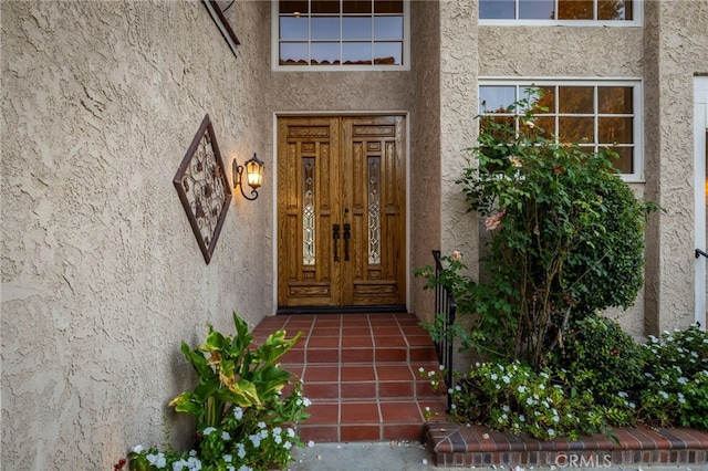 23511 Mirage Ln, Diamond Bar, CA 91765 - doorway to property with stucco siding