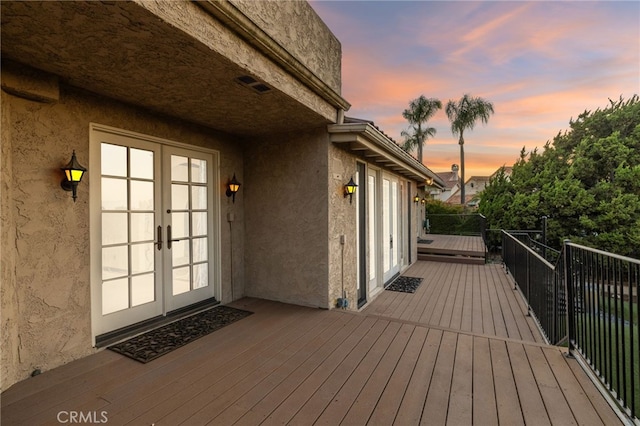 23511 Mirage Ln, Diamond Bar, CA 91765 - wooden deck featuring french doors