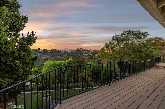 23511 Mirage Ln, Diamond Bar, CA 91765 - view of wooden terrace