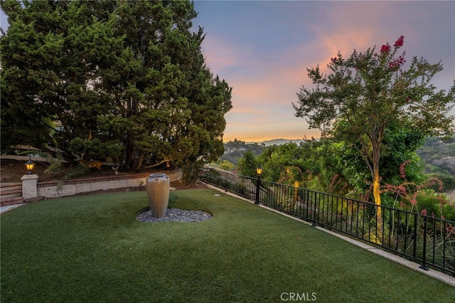 23511 Mirage Ln, Diamond Bar, CA 91765 - view of yard at dusk