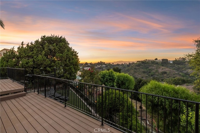 23511 Mirage Ln, Diamond Bar, CA 91765 - view of wooden terrace