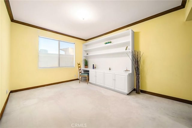 2008 S Bentley Ave Unit 5, Los Angeles, CA 90025 - unfurnished room with crown molding and light colored carpet