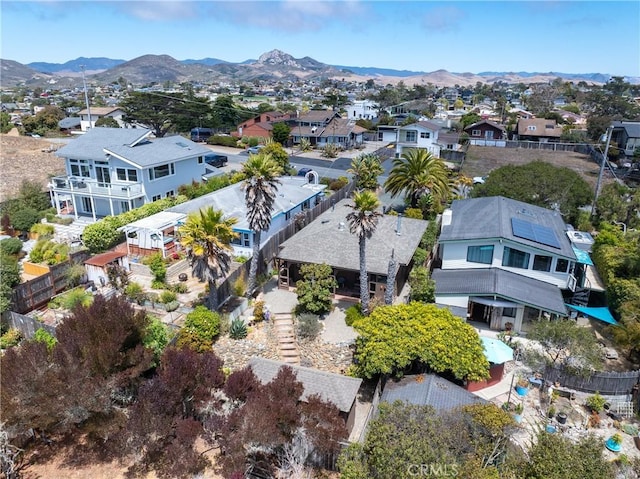 1521 5th St, Los Osos, CA 93402 - aerial view of residential area featuring a mountain backdrop