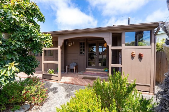 1521 5th St, Los Osos, CA 93402 - doorway to property with french doors