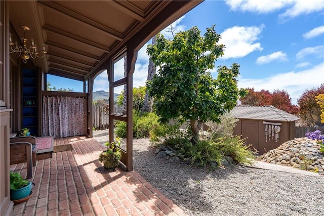 1521 5th St, Los Osos, CA 93402 - view of patio / terrace featuring a storage unit