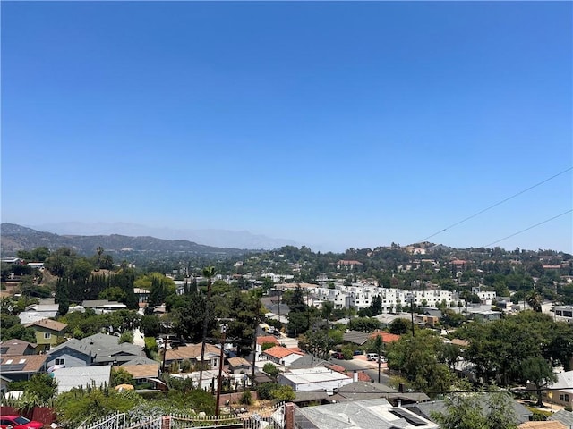 1745 College View Pl, Los Angeles, CA 90041 - aerial perspective of suburban area featuring a mountainous background