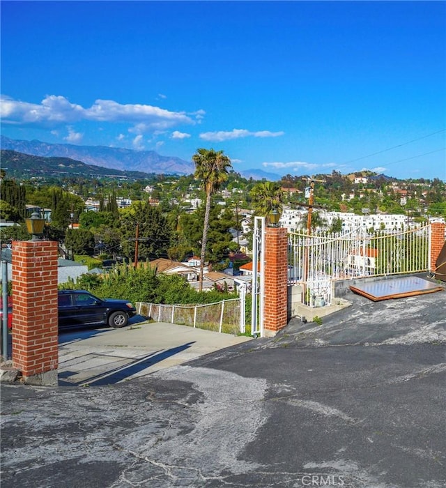 1745 College View Pl, Los Angeles, CA 90041 - gate with a mountain view