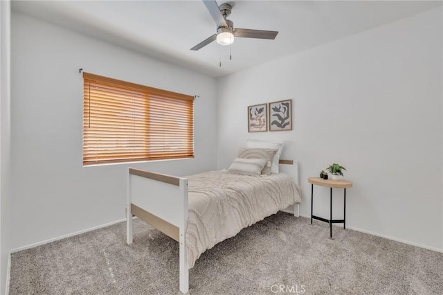 6721 E Coralite St, Long Beach, CA 90808 - carpeted bedroom featuring ceiling fan and baseboards
