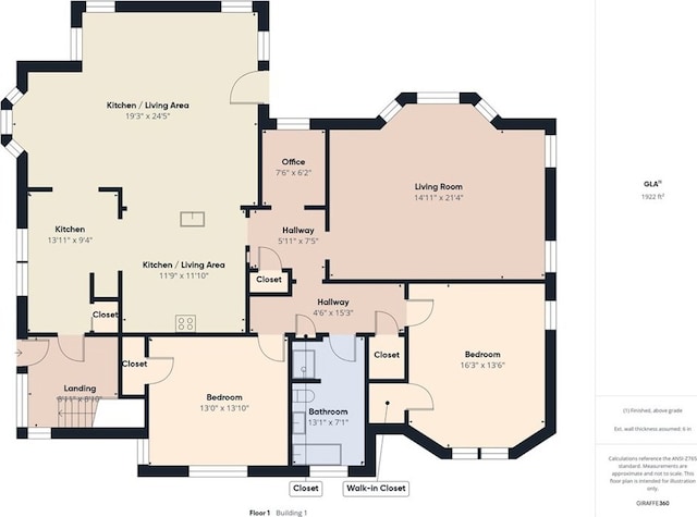 790 Manzanita St, Lakeport, CA 95453 - view of home floor plan