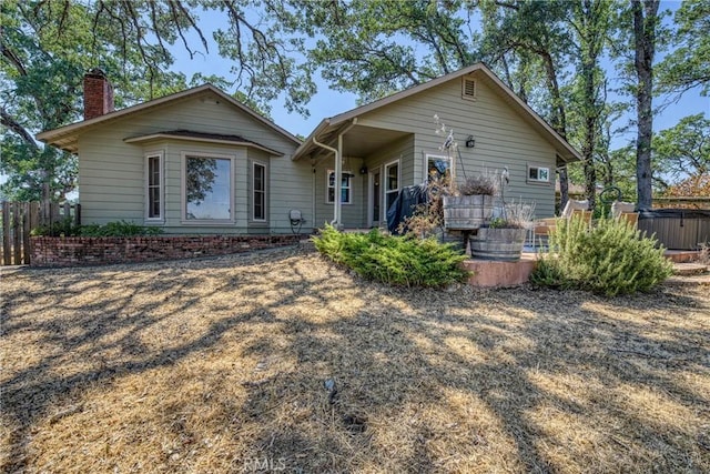 790 Manzanita St, Lakeport, CA 95453 - view of front facade featuring a chimney