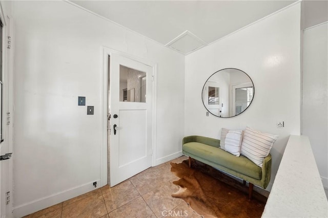 790 Manzanita St, Lakeport, CA 95453 - foyer with baseboards and light tile patterned floors