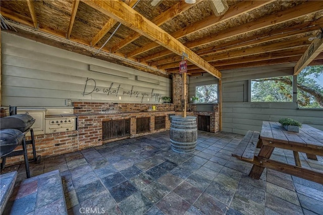 790 Manzanita St, Lakeport, CA 95453 - view of patio featuring an outdoor kitchen