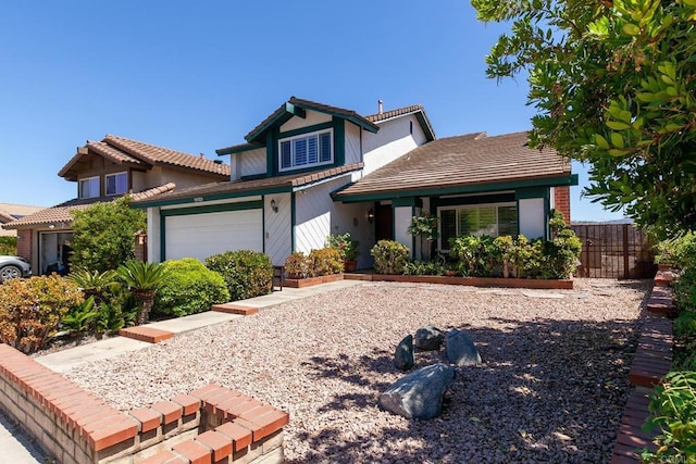 10323 Pine Grove St, Spring Valley, CA 91978 - traditional home featuring an attached garage and a tiled roof