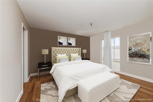 5473 Twin Lakes Dr, Cypress, CA 90630 - bedroom with wood finished floors