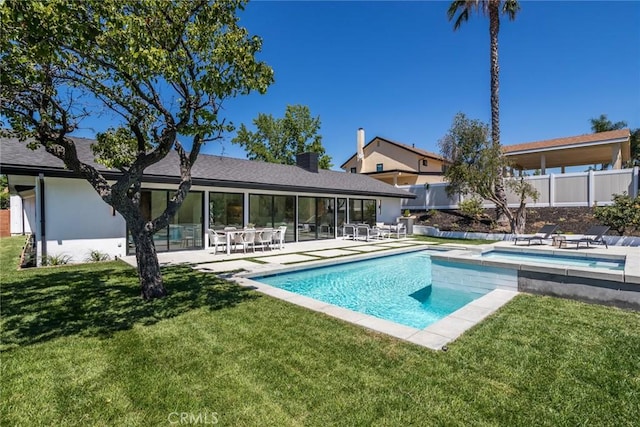 12350 Mclennan Ave, Granada Hills, CA 91344 - view of swimming pool featuring a patio