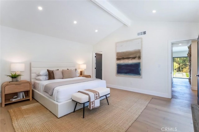 12350 Mclennan Ave, Granada Hills, CA 91344 - bedroom with light wood finished floors and recessed lighting