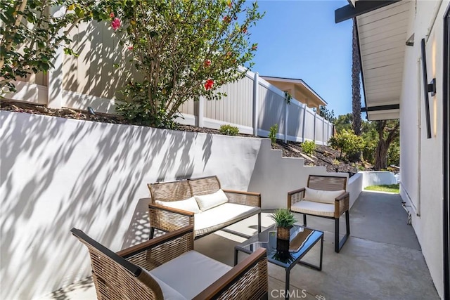 12350 Mclennan Ave, Granada Hills, CA 91344 - view of patio with an outdoor hangout area