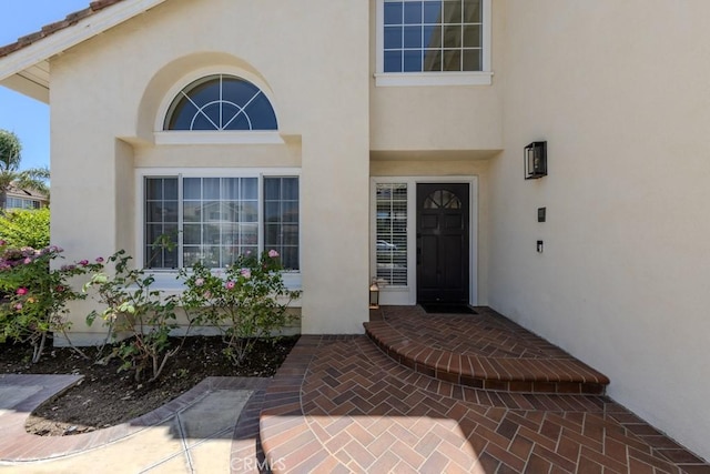 4330 E Cornwall Ave, Orange, CA 92867 - doorway to property with stucco siding