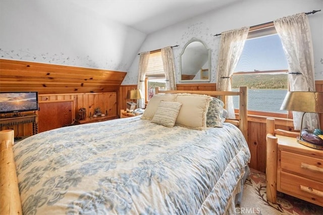 115 Lagunita Ln, Big Bear Lake, CA 92315 - bedroom with vaulted ceiling