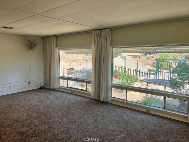 38150 Sumac Ln, Squaw Valley, CA 93675 - carpeted empty room featuring a decorative wall