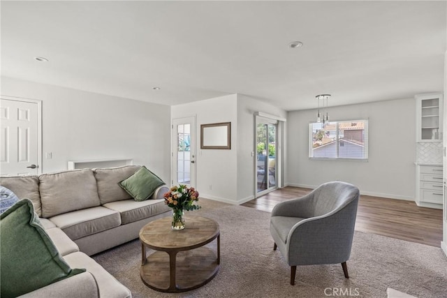 242 N 10th St Unit 242, Grover Beach, CA 93433 - living room featuring wood finished floors and recessed lighting