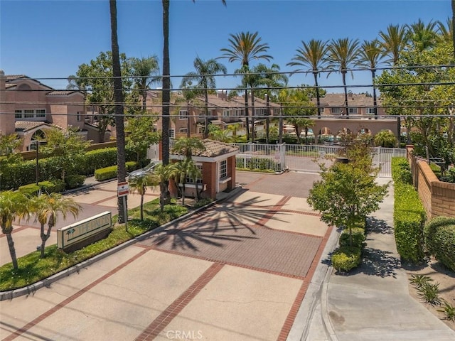12152 Napoli Dr, Cerritos, CA 90703 - view of community featuring a residential view and a gate