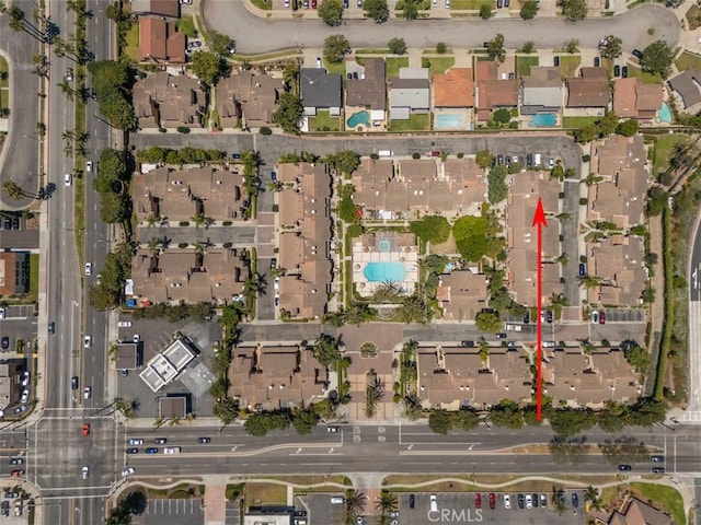 12152 Napoli Dr, Cerritos, CA 90703 - aerial view of property and surrounding area featuring nearby suburban area