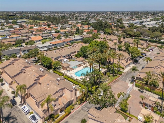 12152 Napoli Dr, Cerritos, CA 90703 - aerial overview of property's location featuring nearby suburban area