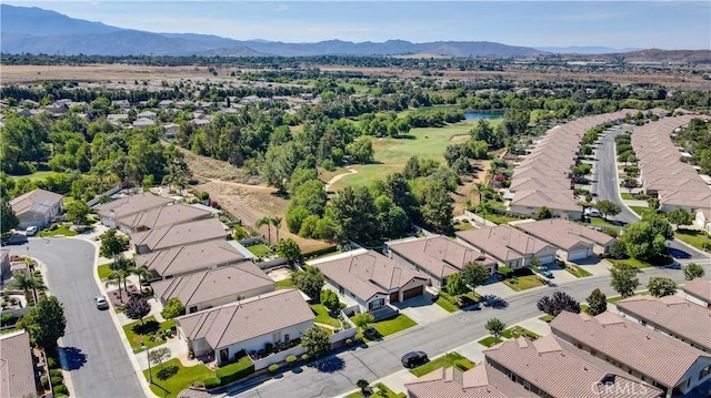 1740 Las Colinas Rd, Beaumont, CA 92223 - aerial view of residential area featuring a water and mountain view