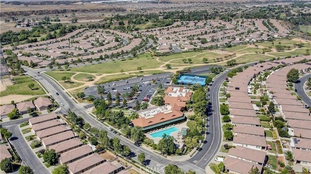 1740 Las Colinas Rd, Beaumont, CA 92223 - aerial overview of property's location with nearby suburban area