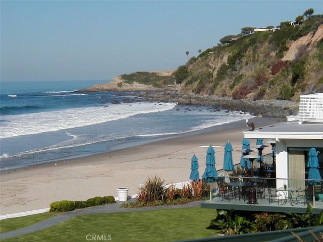 129 Monarch Bay Dr, Dana Point, CA 92629 - water view featuring nearby beach
