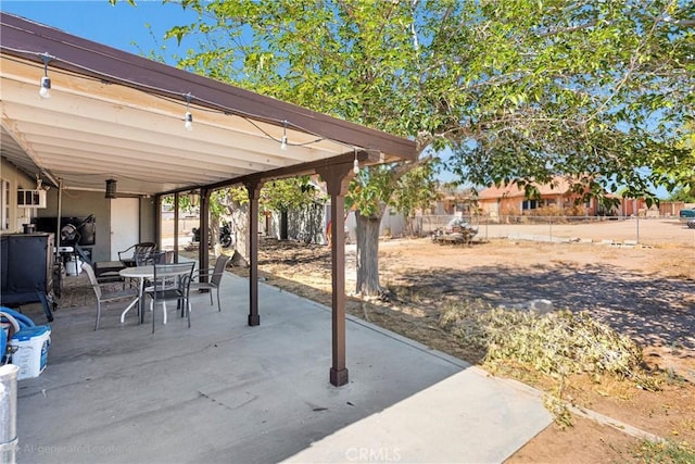 10000 8th Ave, Hesperia, CA 92345 - fenced backyard with a patio area and outdoor dining area