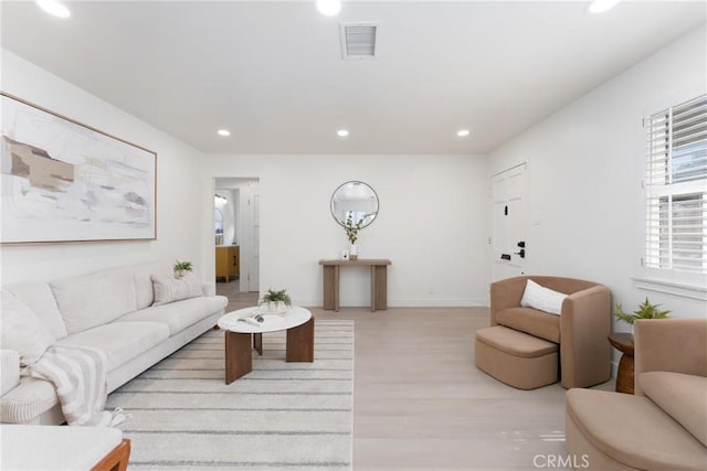13203 Lakewood Blvd, Downey, CA 90242 - living area featuring recessed lighting and light wood finished floors