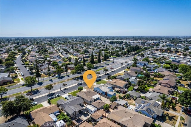 13203 Lakewood Blvd, Downey, CA 90242 - aerial overview of property's location with nearby suburban area