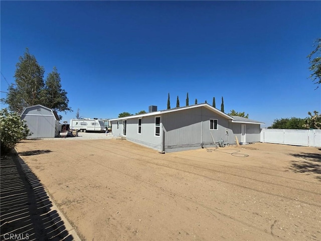 18812 Arbor Ct, Adelanto, CA 92301 - view of front of house with a shed
